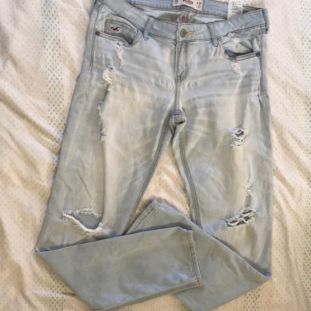 Hollister light blue jens size 9R